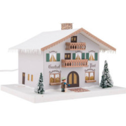 Lighted House Inn "Zur Post" - 21 cm / 8.3 inch