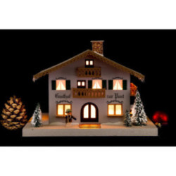 Lighted House Inn "Zur Post" - 21 cm / 8.3 inch