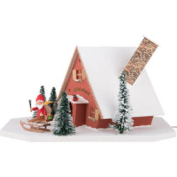 Lighted House Dwarves' Workshop - 19 cm / 7.5 inch