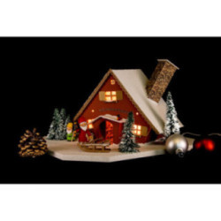 Lichterhaus Wichtelwerkstatt - 19 cm