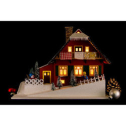 Lighted House Mountainside House - 29,5 cm / 11.6 inch
