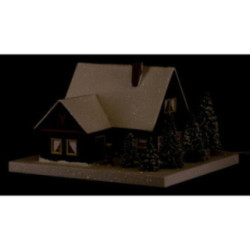 Lighted House Forester's Lodge - 11,5 cm / 4.5 inch