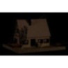 Lichterhaus Erzgebirgshaus mit Fachwerk - 11,5 cm