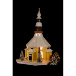 Lighted House Seiffen Church - 40 cm / 15.7 inch