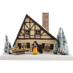 Lichterhaus Schneewitchenhaus - 29 cm