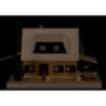 Lighted House Ore Mounten House with Shed, small - 18,5 cm / 7.3 inch