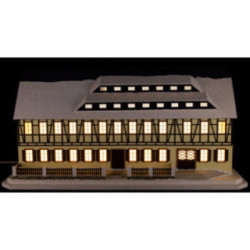 Lighted House Head Office Wendt & Kühn - 24 cm / 9.4 inch