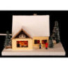Lighted House Turnery, small - 11 cm / 4.3 inch