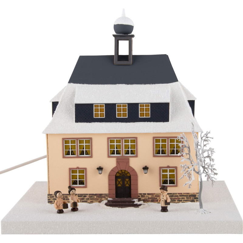 Lichterhaus Rathaus Seiffen - 25 cm