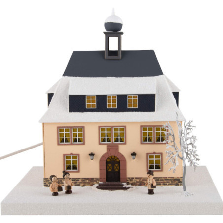 Lighted House Town Hall Seiffen - 25 cm / 9.8 inch