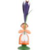Meadow Flower Girl with Crocus - 11 cm / 4.3 inch