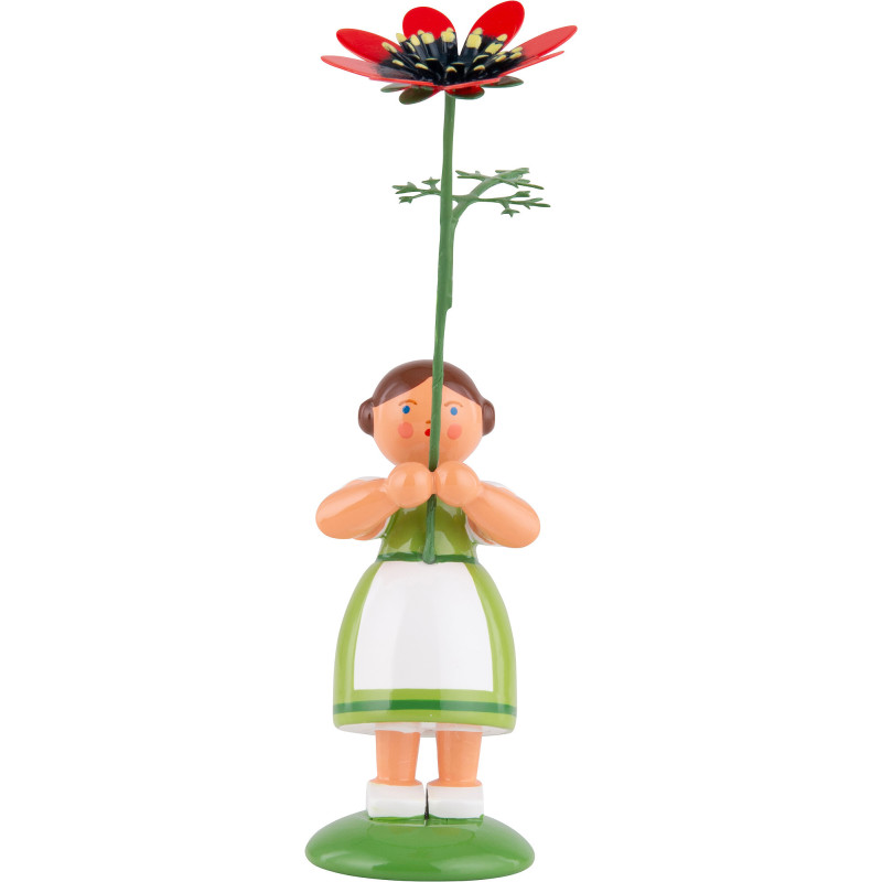 Summer Flower Girl with Adonis - 12 cm / 4.7 inch