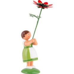 Summer Flower Girl with Adonis - 12 cm / 4.7 inch
