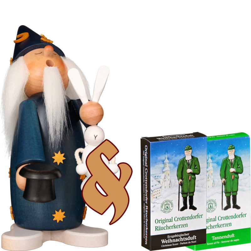 Bundle - Smoker - Sleepy Head Wizard plus two packs of incense