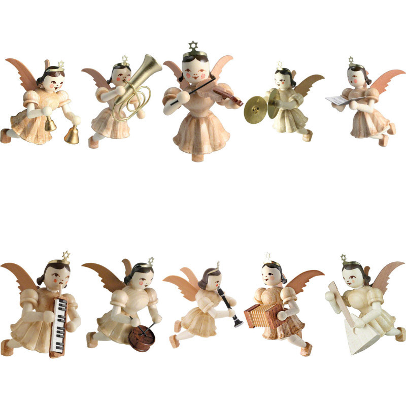 Set Kurzrockschwebeengel XL - 10 Stück