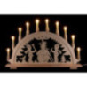 Candle Arch - Snowman - 67x43 cm / 26.4x16.9 inch