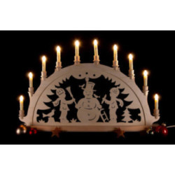 Candle Arch - Snowman - 67x43 cm / 26.4x16.9 inch