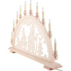Candle Arch - Santa Claus - 67x43 cm / 26.4x16.9 inch