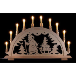 Candle Arch - Santa Claus - 67x43 cm / 26.4x16.9 inch