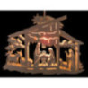 Window Picture - Nativity Scene in Stable - 25 cm / 9.8 inch