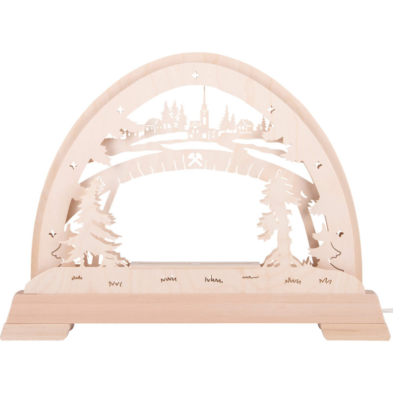 Candle Arch - Village without Figurines - 37x48 cm / 14.6x18.9 inch
