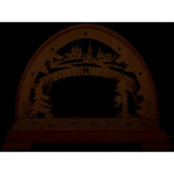 Candle Arch - Village without Figurines - 37x48 cm / 14.6x18.9 inch