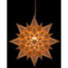 Fensterbild Stern mit Lichtschlitzen - Blume - 30 cm