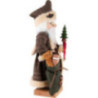 Nussknacker Weihnachtsmann braun kariert - 49 cm