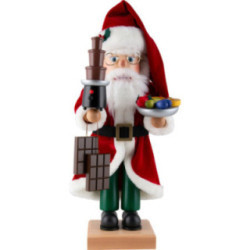 Nussknacker Weihnachtsmann Schokobrunnen - 48,5 cm