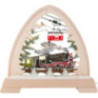Pointed Arch - Train, Colored - 40x37 cm / 15.7x14.6 inch