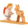 Angel with Deer - 4 cm / 1.6 inch