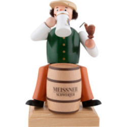 Smoker - Regular Guest - sitting - 18 cm / 7.1 inch