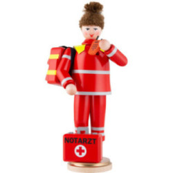 Räuchermännchen Notärztin - 23 cm