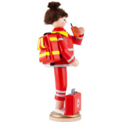 Räuchermännchen Rettungssanitäterin - 23 cm