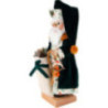 Nussknacker Weihnachtsmann mit grüner Robe - 49 cm