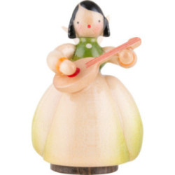 Schaarschmidt Engel mit Mandoline - 4 cm