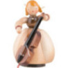 Schaarschmidt Angel with Cello - 4 cm / 1.6 inch