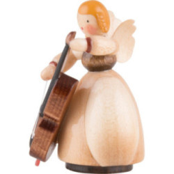 Schaarschmidt Angel with Cello - 4 cm / 1.6 inch