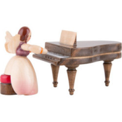 Schaarschmidt Angel with Piano - 4 cm / 1.6 inch
