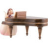Schaarschmidt Angel with Piano - 4 cm / 1.6 inch