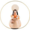 Schaarschmidt Hat Lady with Handbag in Ring - 6 cm / 2.4 inch