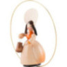 Schaarschmidt Hat Lady with Handbag in Ring - 6 cm / 2.4 inch