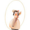 Schaarschmidt Hut-Dame mit Schirm im Ring - 6 cm