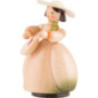 Schaarschmidt Hut-Dame mit Flöte - 4 cm