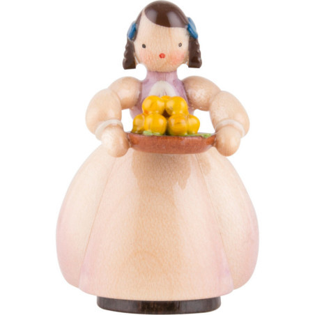Schaarschmidt Girl with Apple Bowl - 4 cm / 1.6 inch