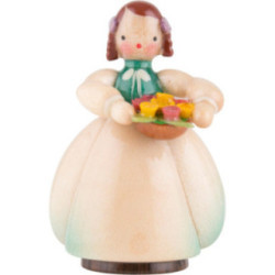 Schaarschmidt Flower Child with Flower Bowl - 4 cm / 1.6 inch