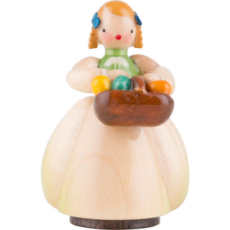 Schaarschmidt Girl with Egg Basket - 4 cm / 1.6 inch