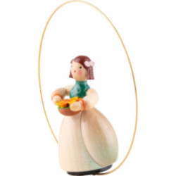 Schaarschmidt Flower Child with Flower Bowl in Ring - 6 cm / 2.4 inch