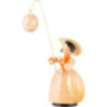 Schaarschmidt Hut-Dame mit Lampion rund blau - 4 cm