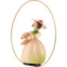 Schaarschmidt Hat Lady with Mandoline in Ring - 6 cm / 2.4 inch